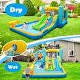 thumbnail image 3 of Patiojoy Inflatable Water Slide Park Giant Bounce House with Double Long Slides Boxing Splash Pool Jumping Area, 3 of 9
