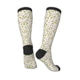 thumbnail image 4 of Fotbe Cute Rabbit print Women's Men's Novelty Crew Socks Cotton Socks Knee High Socks for Walking,Running,Nurses,Pregnancy, 4 of 9