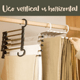 thumbnail image 5 of Gancho Organizador Multiple Mima2 para Pantalones Hasta 5 Prendas Color Blanco, 5 of 5