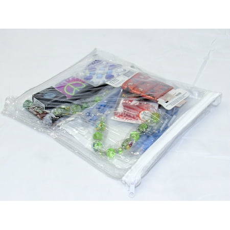 Heavy Duty Vinyl Zippered See Through Storage Bags Clear 9 X 11 1 For Jewelry Shirts Cosmetics Arts Crafts Supplieuch More 0 4