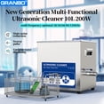 thumbnail image 2 of Limpiador ultrasónico Granbo 10L 28/40/68/80/120KHz Frecuencia variable 200W Máquina de limpieza por ultrasonidos para precisión, 2 of 5