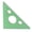 Green, variant on BIMZUC 3 Inch Right Angle Measure Ruler Thick Aluminum Alloy 45 Degree Angle Triangle Square Carpentry Woodworking Measuring Tool for DIY Construction Masonry Green