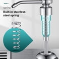 thumbnail image 3 of Wosthever Bomba dispensadora de fluidos de cocina, cabeza de acero inoxidable 304, tubo de extensión de silicona Universal, presión, bombeo de de Accesorios de baño Wosthever HA060737-00B, 3 of 6