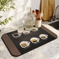 thumbnail image 3 of Exceptional 19.5x12in Coffee Mat - Rubber-Backed, Hides Stains, Countertop Friendly, Diatom Mud, Absorbent Coffee Drying Mat, Perfect Coffee Bar Accessory, 3 of 7
