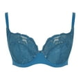 thumbnail image 3 of Panache Rocha Low Front Balconnet Underwire Bra (10341),32H,Peacock Blue, 3 of 5