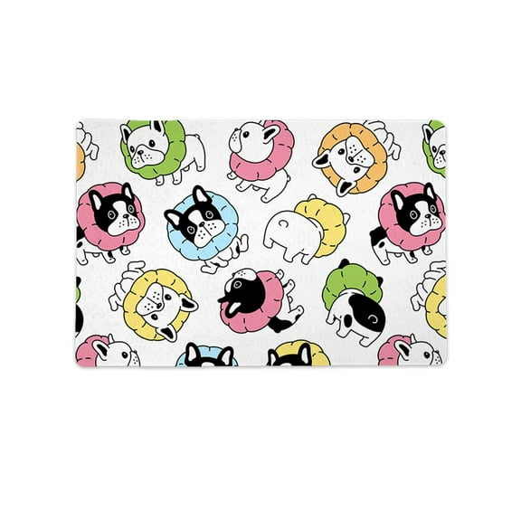 Dogs With Scarfs Mat Rectangle -Image by Shutterstock,