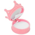 thumbnail image 2 of Pequeño joyero de viaje, precioso joyero de flocado para anillos de boda, organizador de joyas rosa claro para regalo., 2 of 14