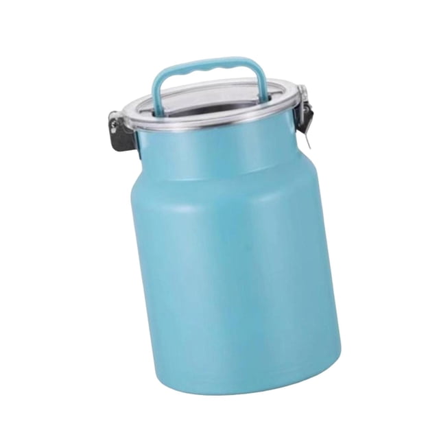 Recipiente hermético portátil de moda a prueba de humedad para almacenar alimentos. azul
