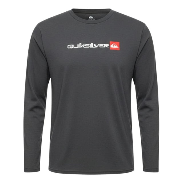 Playera Quiksilver Hombre Basic Cotton Gris Qsfw25lss205 gris XL