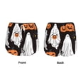 thumbnail image 3 of Balery Halloween Ghosts And Pumpkins Pantalones cortos deportivos para mujer con forro y dos bolsillos, elásticos, para entrenamiento, gimnasio, yoga-Small, 3 of 7