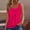 Hot Pink, variant on Womens Pleated Tank Banded Bottom Scoop Neck Tank Tops Loose Fit Sleeveless Shirts Tops Summer Outfits Going Out Outfits Y2K Clothes