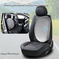 thumbnail image 5 of 2024 for HONDA HR-V Car Seat Cover, Black Car Seat Covers, Waterproof Leather 5 Seats Full Set Wear Resistance Beautify Interior, Pet Car Seat Covers, 5 of 9