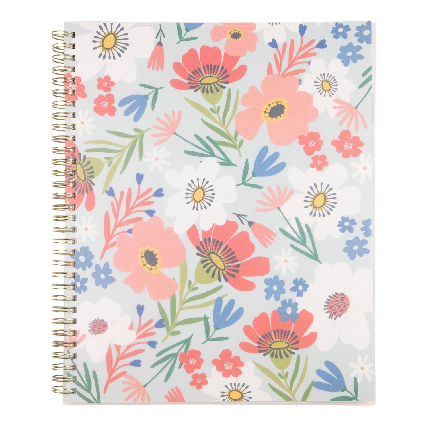 Organized by Happy Planner de 12 mois, Grand format de 25 cm x 30 cm, Marché aux fleurs