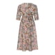 thumbnail image 5 of Vestidos estampados florales de media manga con cuello redondo informal de verano para mujer con bolsillo Fridja  bnh431, 5 of 8