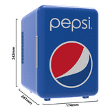 Pepsi Portable 6-Can Capacity Mini Cooler, MIS133PEP, Blue - Walmart.com