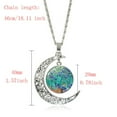 thumbnail image 3 of Jewelry VerPetridure Star and Moon Night Time Gemstone Necklace Hollow Moon Pendant for women jewelry, 3 of 4