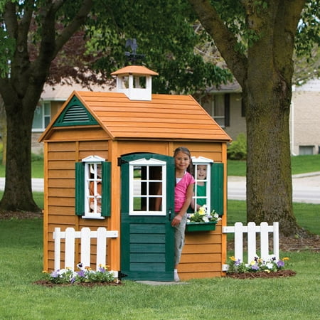 Big Backyard Bayberry Ready-to-Assemble Wooden Playhouse