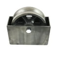 thumbnail image 4 of 6" Cast Iron V-Groove Wheel with Weldable Steel Box for Sliding/Rolling Gate (1), 4 of 4