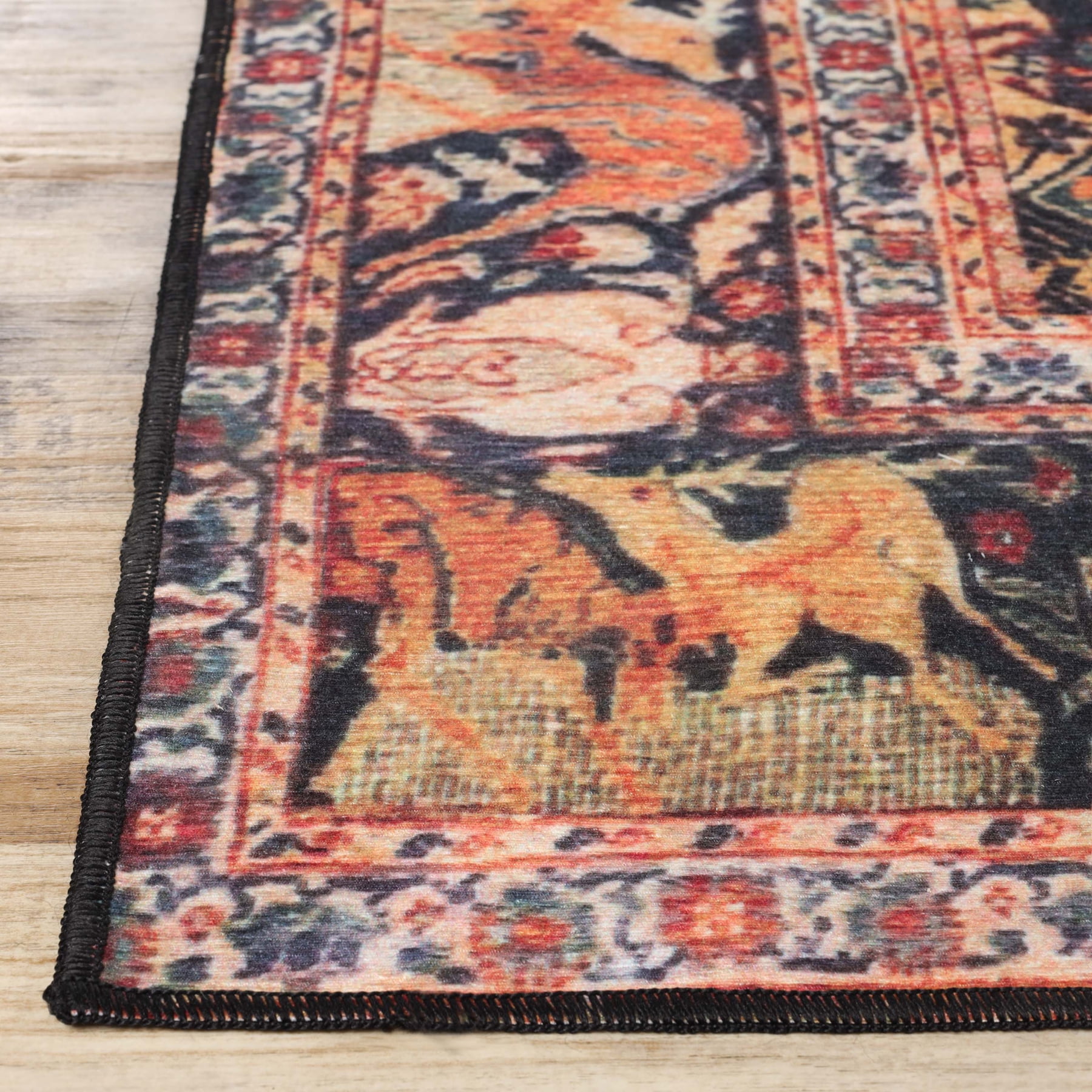 Superior Copley Oriental Medallion Indoor Area Rug, 10' x 14', Brown