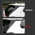 thumbnail image 4 of Xotic Tech Exterior Rear Spoiler Wing Side Beveled Window Sill Pillar Molding Cover Trim, Carbon Fiber Pattern, Compatible with Toyota RAV4 2019-2023, 4 of 9
