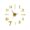 Gold, variant on Digital Wall Clock with Seconds Comfortable and Creative Diy Wall Clock Without Punching, Personalized Living Room, Bedroom Clock, Silent Digital Clock, Decorative Wall Sticker Clock