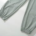 thumbnail image 4 of Bow Sweatpants for Juniors High Waisted Cotton Blend Breathable Joggers with Pockets, 4 of 5