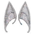 thumbnail image 1 of 1 par de orejas de duende de hadas, disfraz de de duende puntiagudo suave, oreja de Halloween Plata 12cm Yuyangstore Oreja de elfo de Halloween, 1 of 8