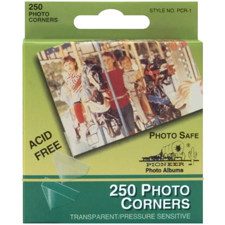 Photo Corners Self-Adhesive .5" 250/Pkg-Clear