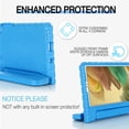 thumbnail image 3 of for Samsung A7 Lite 2021 SM-T220/T225/T227 case, Shockproof, Silicone Rubber EVA Portable Handle Stand Protective Kids Cover Case for Samsung Galaxy Tab A7 Lite 8.7", Blue, 3 of 5