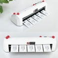 thumbnail image 4 of CJC Business Card Cutter Automatic Binding Machine Auto Feeding Electric Card Cutter Adjustable Name Card Slitter for 3.5"x2" Card - 110V, 4 of 9