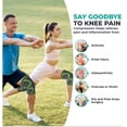 thumbnail image 2 of Rodilleras de compresión Modvel para mujer y hombre (paquete de 2). Ideales para correr, dolor de rodilla, rodilleras deportivas para entrenamiento, desgarro de menisco, ligamento cruzado anterior (LC, 2 of 5