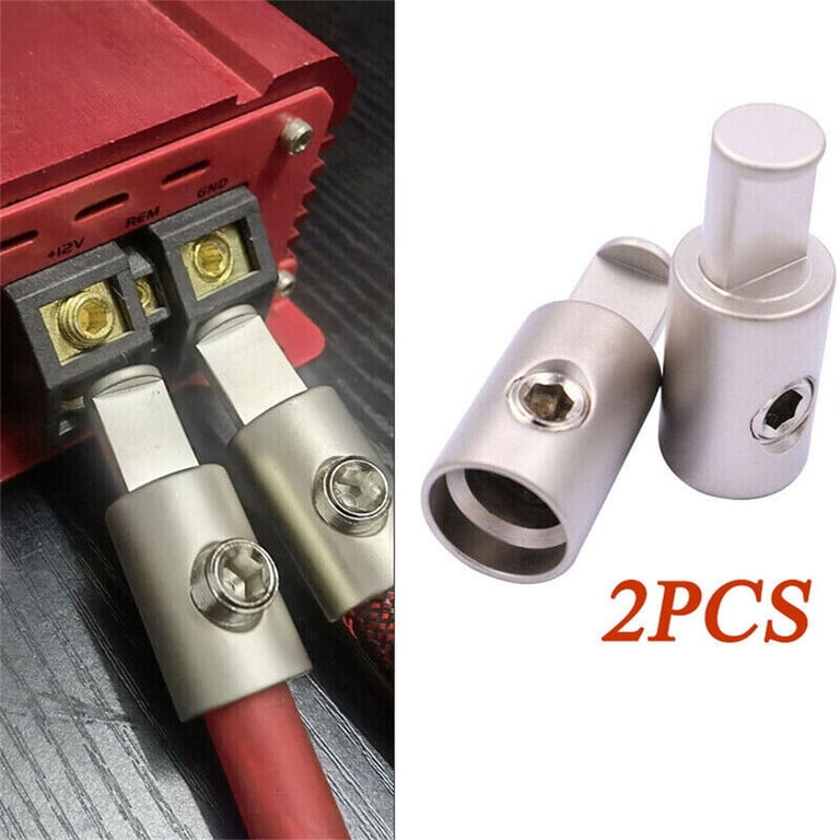 Universal Gauge Reducer For Amplifiers 0 Gauge Ofc Wire 2Pcs Dual 1/0 ...