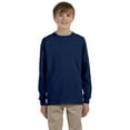 thumbnail image 1 of Jerzees Youth Long Sleeve T-Shirt - 29BL - Small - Navy, 1 of 1