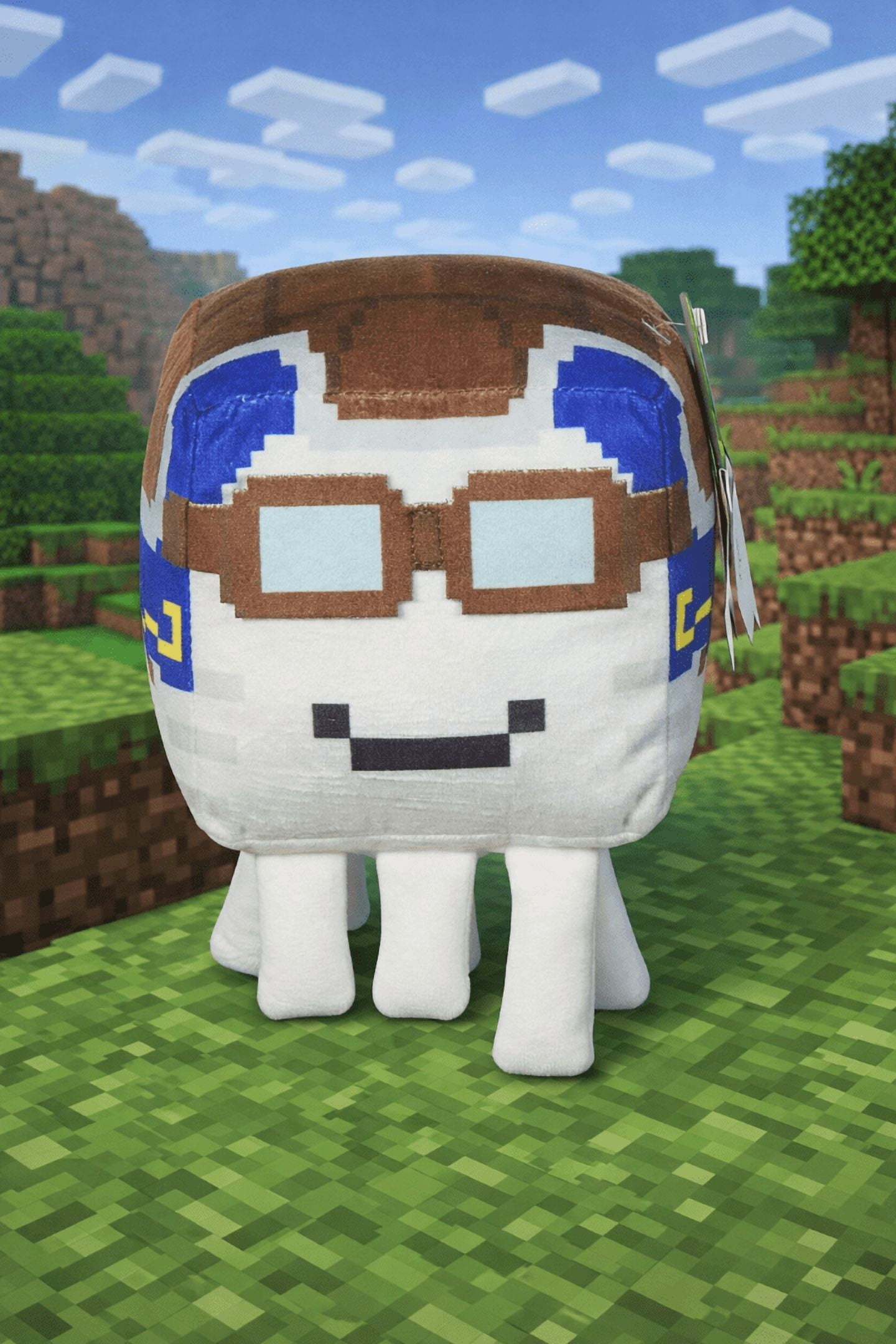 Minecraft Plush Happy Ghast Toy, 8-inch Soft Doll Inspired by The Video Game Character