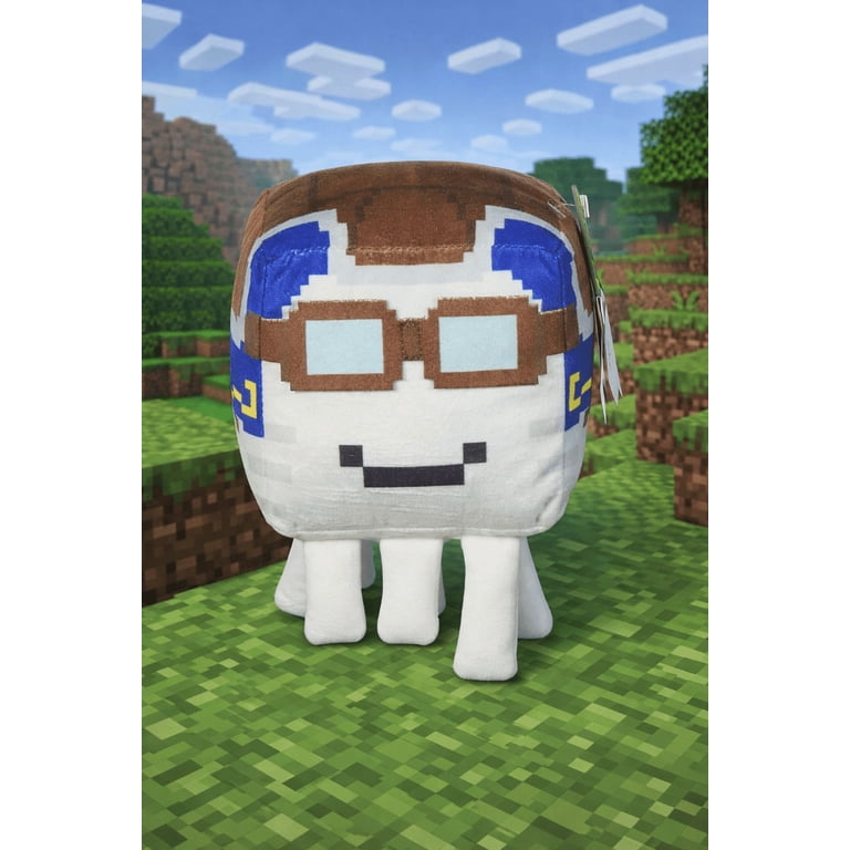 Minecraft Plush Happy Ghast Toy, 8-inch Soft Doll Inspired by The