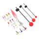 thumbnail image 4 of Winter Fishing Set High Strength with Plastic Box Ice Fishing Rod Line Spring and Hook Set for Outdoor Yellow, 4 of 4