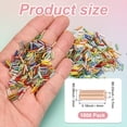 thumbnail image 3 of Uxcell 1800-Pack Cuentas Bugle, Cuentas de Vidrio de Tubo de Bordado de 2x4mm para Manualidades DIY/Pulseras/Collares Champagne, 3 of 7