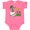 Hot Pink, variant on Inktastic New to the Krewe Mardi Gras Baby Alligator Boys or Girls Baby Bodysuit