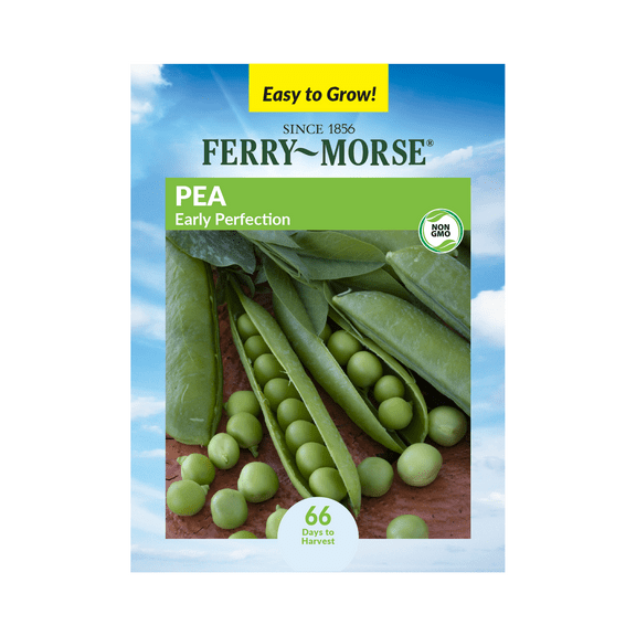 Ferry-Morse 8.5G Pea Early Perfection Annual Vegetable Seeds, Full Sun