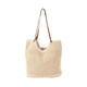 thumbnail image 5 of Bolso de hombro para mujer, estilo bohemio, tejido, de viaje, moderno y portátil. Beige 40cmx32cm, 5 of 9
