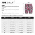 thumbnail image 5 of Yiaed Hand Drawn Strawberry for Men's Soft Sleep Pajama Short Lounging Pajama Shorts-Large, 5 of 8
