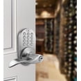 thumbnail image 7 of Keyless Entry Lever Handle Door Lock with Electronic Digital Keypad Satin Nickel, 7 of 7
