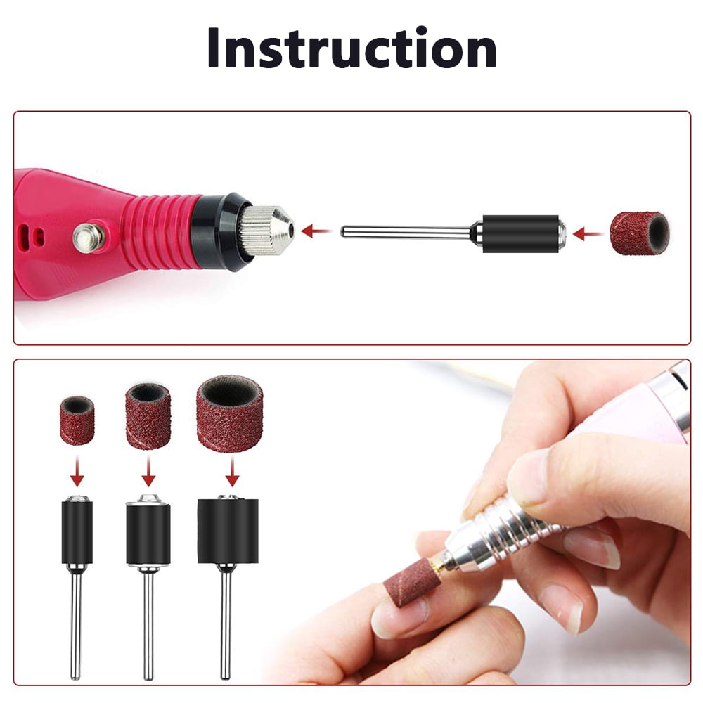 307 Pieces Sanding Drum Set Including Drum Sander Sanding Sleeves and 6 Pieces Drum Mandrels for Dremel Rotary Tool + 1 Combination Wrench