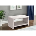thumbnail image 2 of Pemberly Row Contemporary Upholstered Cream Velvet Nightstand, 2 of 4