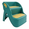 thumbnail image 3 of Kids Footstool, Folding Potty Training Thicken 2 Step Stool Stable Base  For Washroom Yellow Green,Red Blue,Purple Pink, 3 of 8