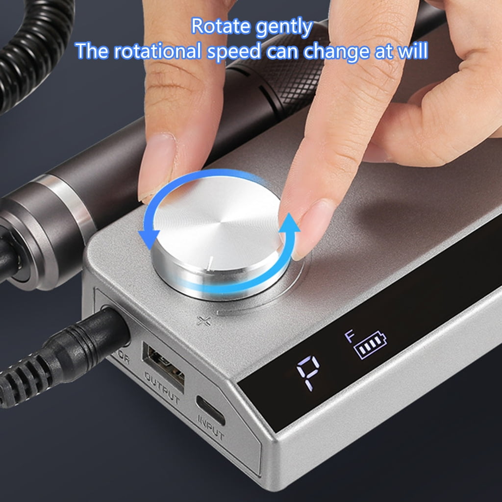 Electric Nail Drill Machine with Pause Mode Electric Nail File Nail Drill File