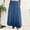 Blue, variant on JJHGVB Palazzo Pants Wide Leg Pants Woman Women's Fashionable Casual Loose Wide Leg Elastic Waistband Casual Pants Barrel Pants Women Flowy Pants Black L