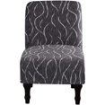 thumbnail image 1 of Armless Chair Slipcover Removable Armless Chair Cover Printed Armless Accent Chair Covers Washable Slipper Chair Slipcovers Furniture Protector Covers for Extra Large Armless Accent Chair, 1 of 7
