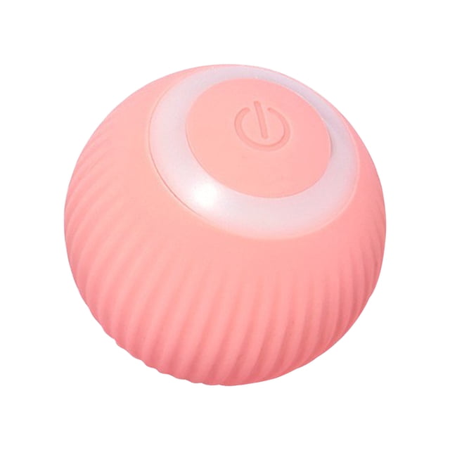 Fiudx Pelota Rodante Inteligente, Juguete Interactivo Divertido, Evita Obstáculos Automáticamente, Divertido para Gatos y Cachorros, Alivia El Aburrimiento, Apto para Suelos Duros, 4,3 Cm de Diámetro
