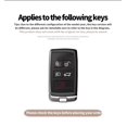 thumbnail image 2 of For Land Rover A 5 buttons Range Rover Evoque Discovery Sport Velar Zinc alloy+leather Car Key Case Accessories, 2 of 10
